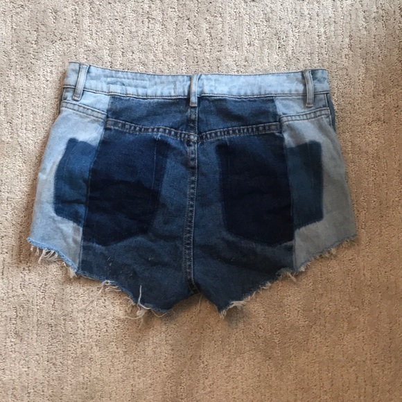 PACSUN MOM JEAN BLUE MULTI-BUTTON - Picture 2 of 3